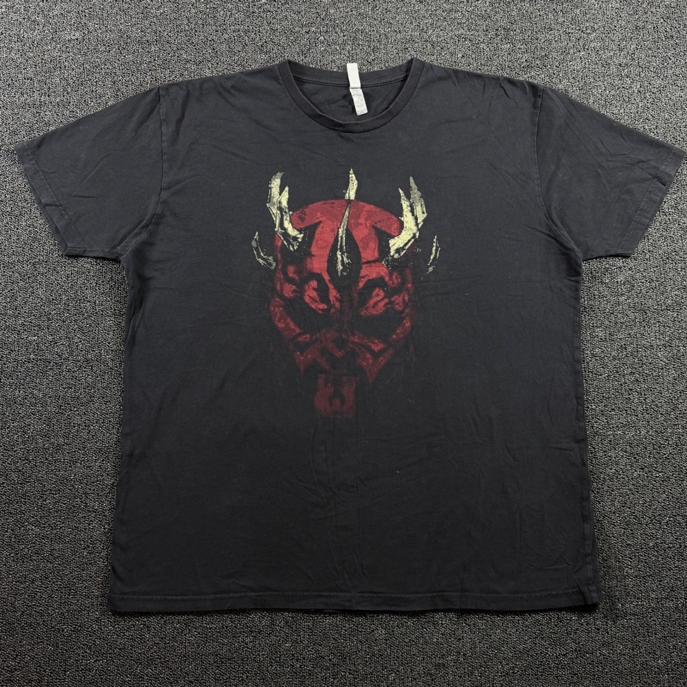 Darth Maul Sith Code Star Wars T-Shirt XXL Black Warrior Culture Gear MMA Goth